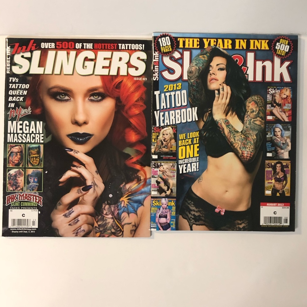 Tattoo magazines set of 2